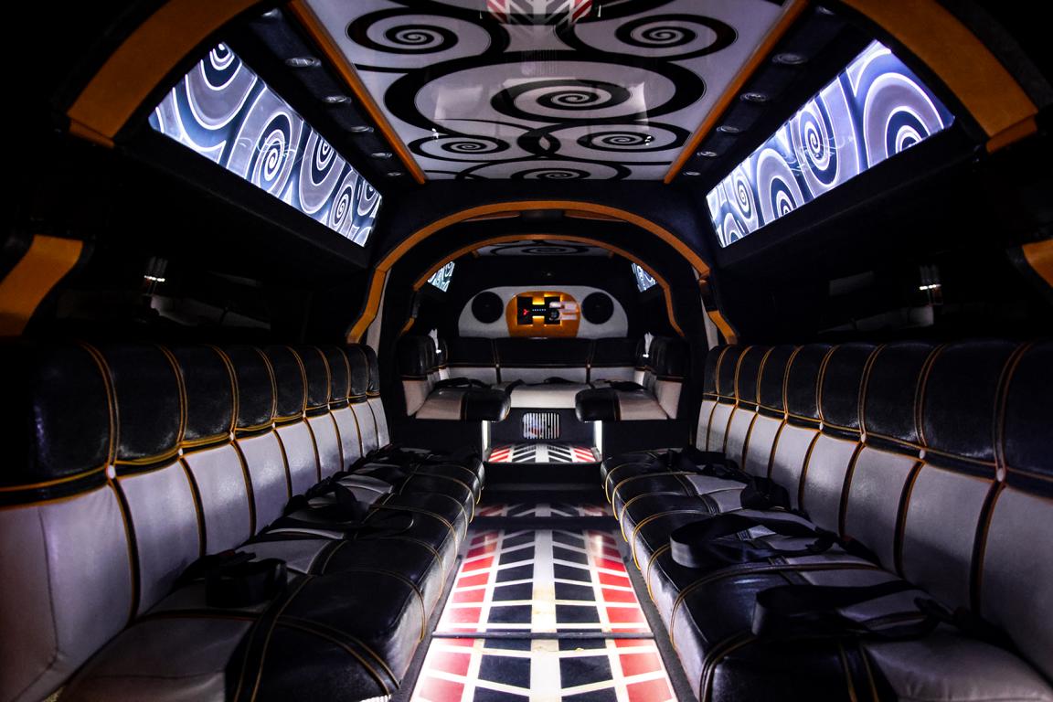 Stylischer Innenraum der Phantom XXL Limousine
