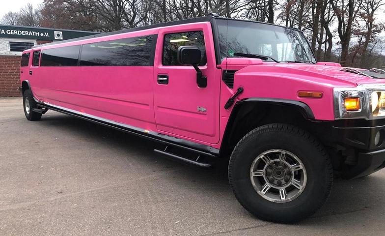Hummer H2 in Pink, Außenansicht